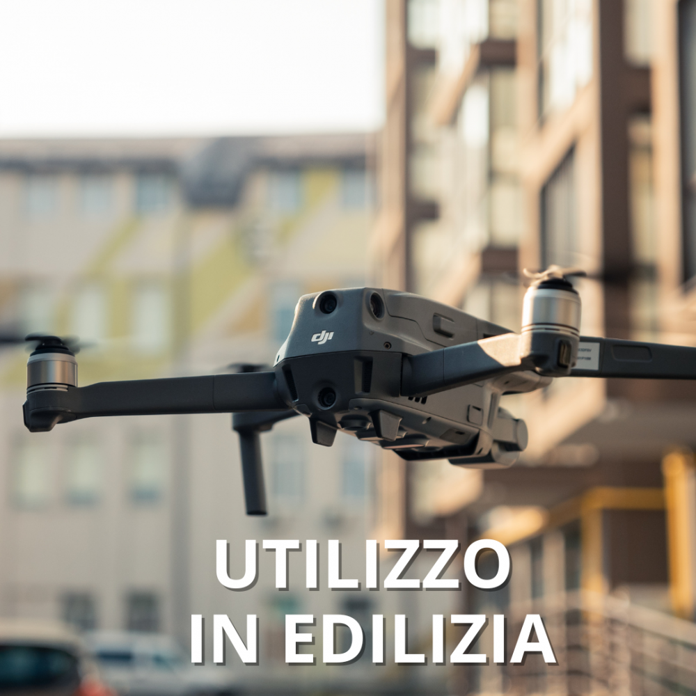 drone impiegato e rilevamento facciata edifici nel corso studio aschei