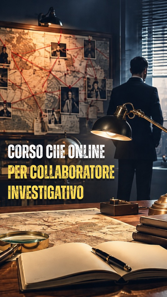 Corso CIIE online: diventare Collaboratore Investigativo per Incarichi Elementari